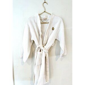 Bal a Versailles Bathrobe Womens - Paris France - White Kimono Style Tie Closure